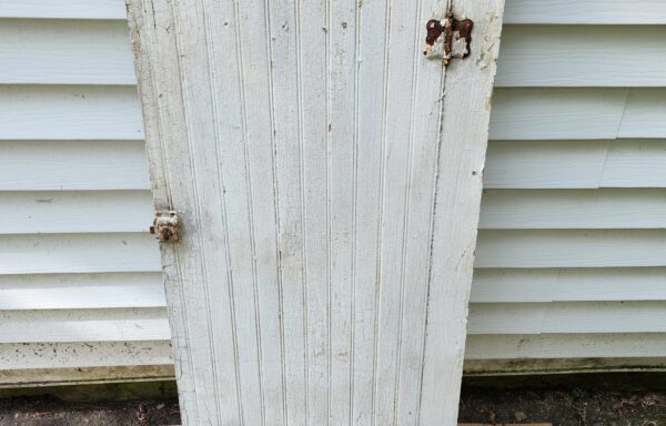 Antique White Wood Door from Historic House in Martinsburg, WV