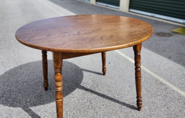 Small, Oval, Wood Dining Table