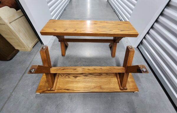 Two Wood Benches